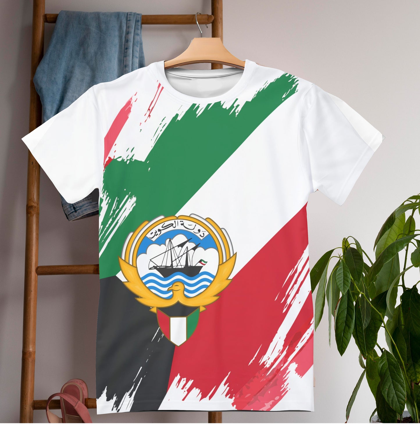 Kuwait Flag T-shirt | Kuwait T-shirt | All over print Unisex T-shirt with Kuwait Flag