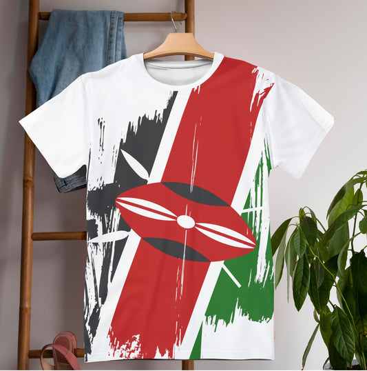 Kenya Flag T-shirt | Kenya T-shirt | All over print Unisex T-shirt with Kenya Flag
