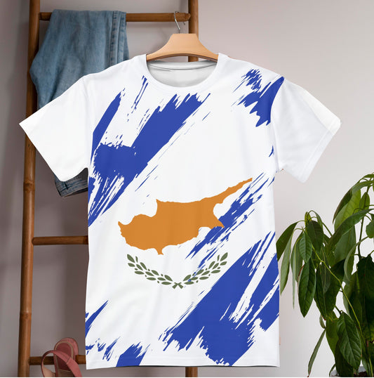Cyprus Flag T-shirt | Cyprus T-shirt | All over print Unisex T-shirt with Cyprus Flag