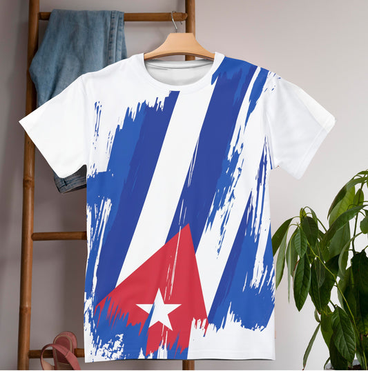 Cuba Flag T-shirt | Cuba T-shirt | All over print Unisex T-shirt with Cuba Flag