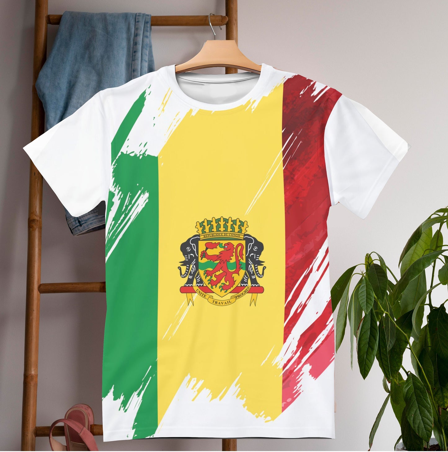 Congo Flag T-shirt | Congo T-shirt | All over print Unisex T-shirt with Congo Flag