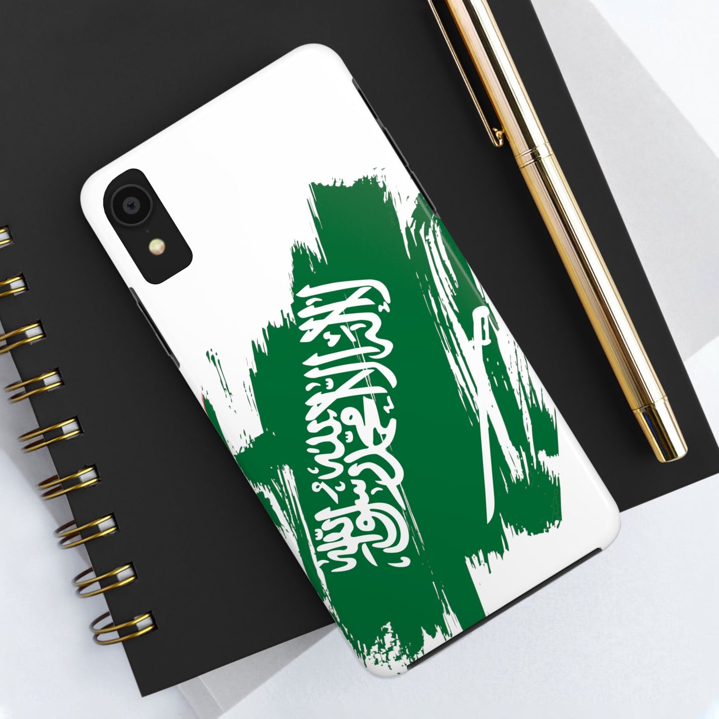 Saudi Arabia Flag iPhone Case iPhone 15 14 13 12 Mini 11 XR Xs X 8 7 SE iPhone Pro Max , Iphone cover, Iphone Tough Case