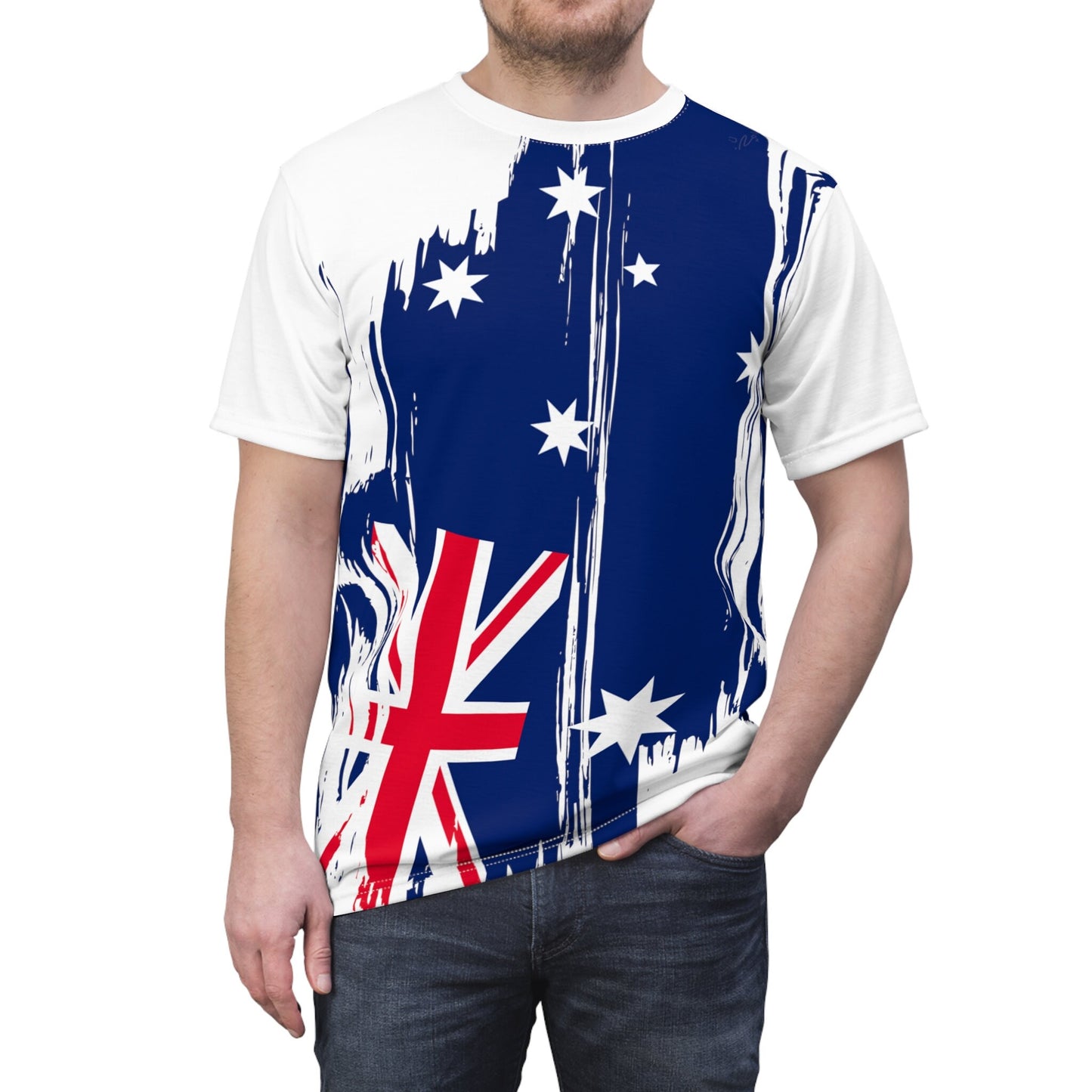 Australia Flag T-shirt | Australia T-shirt | All over print Unisex T-shirt with Australia Flag