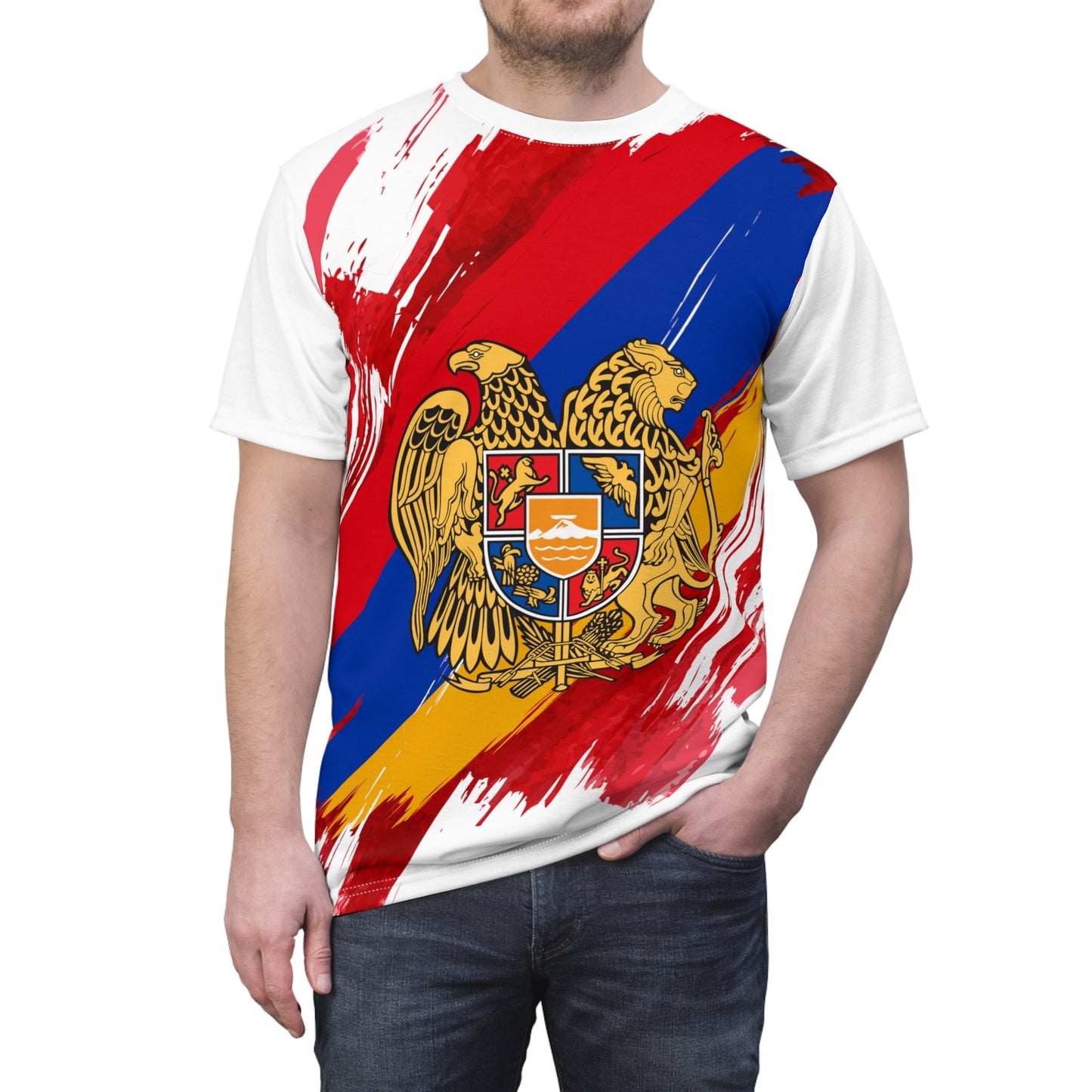 Armenia Flag T-shirt | Armenia T-shirt | All over print Unisex T-shirt with Armenia Flag