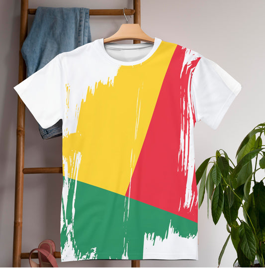 Benin Flag T-shirt | Benin T-shirt | All over print Unisex T-shirt with Benin Flag