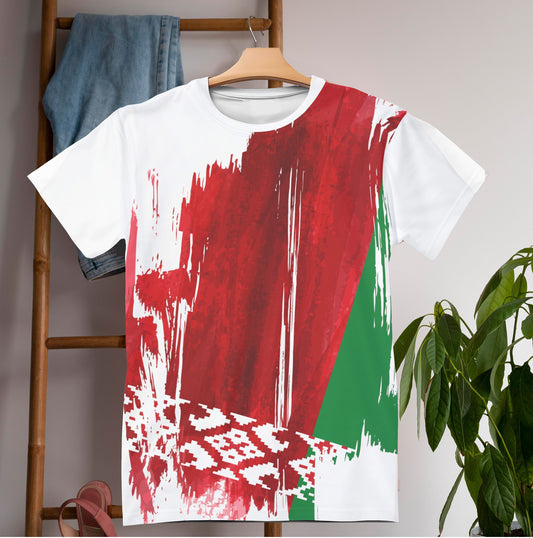 Belarus Flag T-shirt | Belarus T-shirt | All over print Unisex T-shirt with Belarus Flag