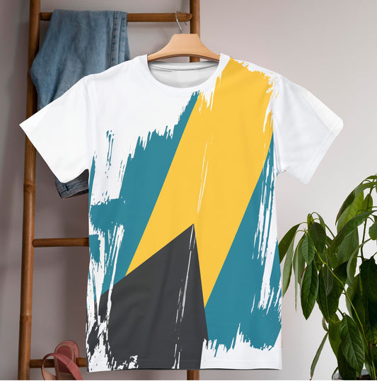 Bahamas Flag T-shirt | Bahamas T-shirt | All over print Unisex T-shirt with Bahamas Flag