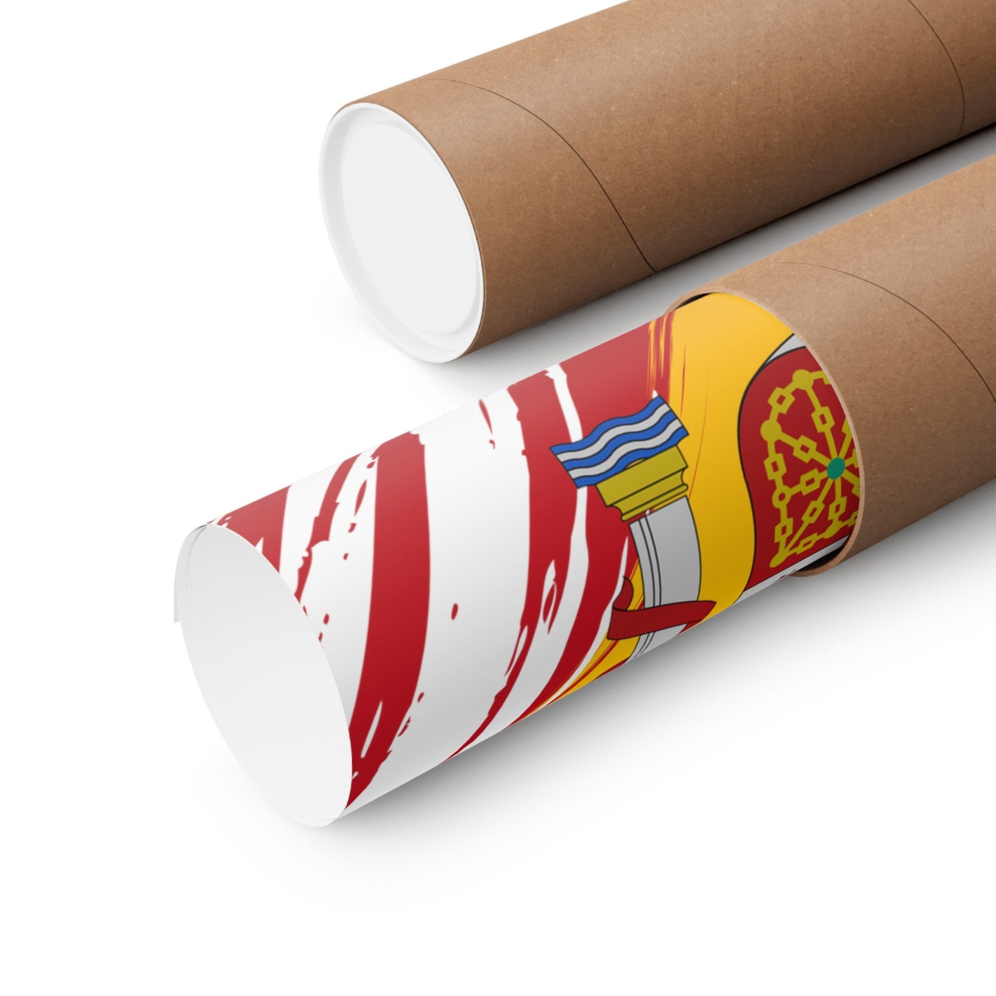 Spain Flag Print | Spain Poster | Spain Wall art print | Spain Home Decoration | Unframed