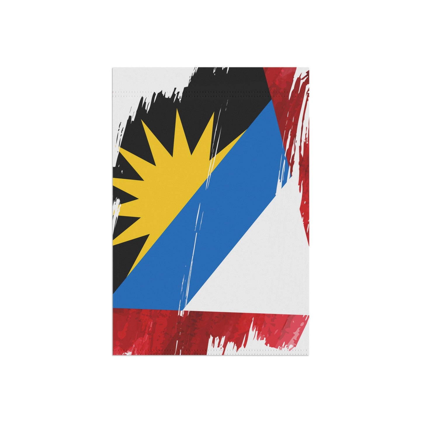 Antigua and Barbuda Garden Flag - Garden & House Banner | Size - 12" x 18" | Double Sided Custom Country Design Print