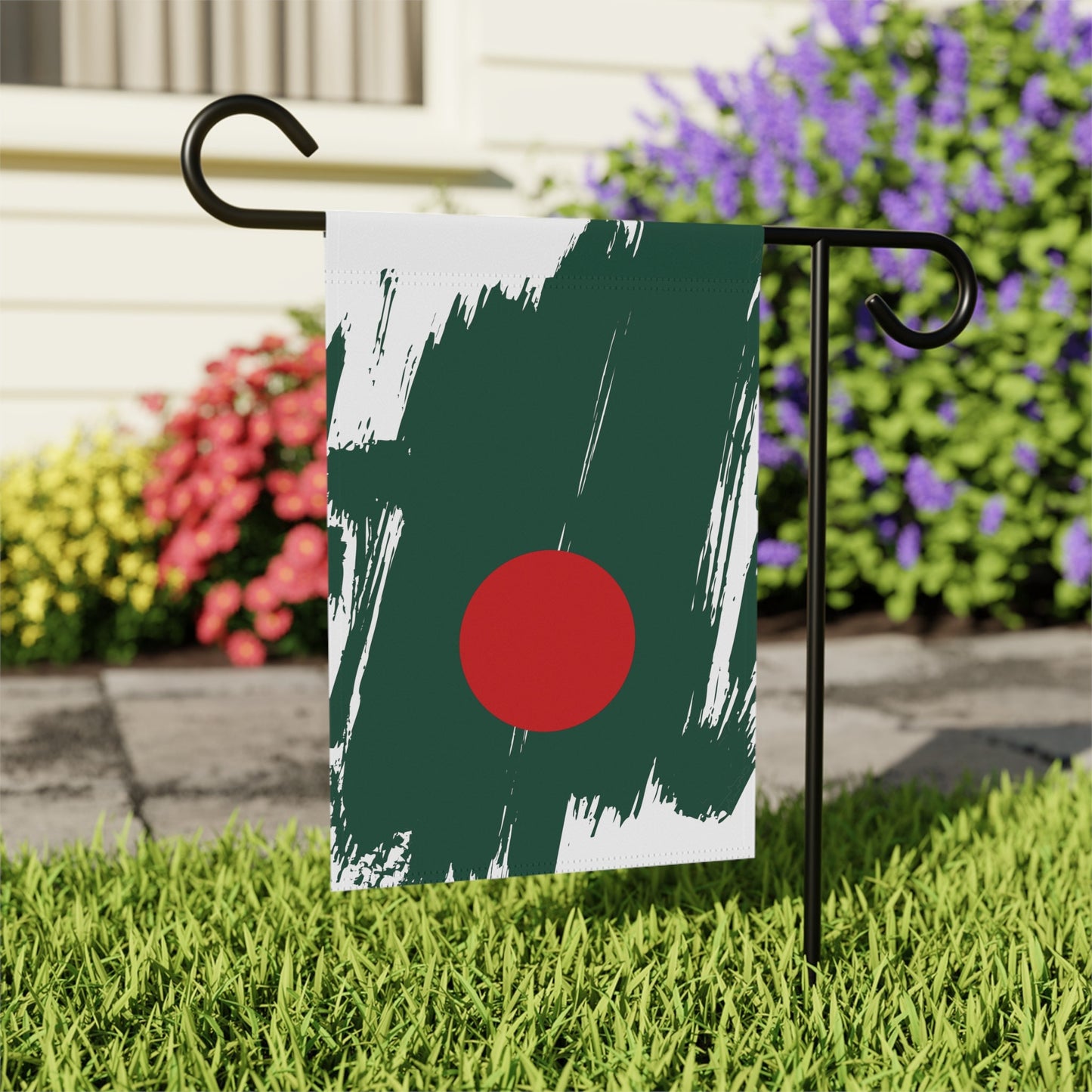 Bangladesh Garden Flag - Garden & House Banner | Size - 12" x 18" | Double Sided Custom Country Design Print