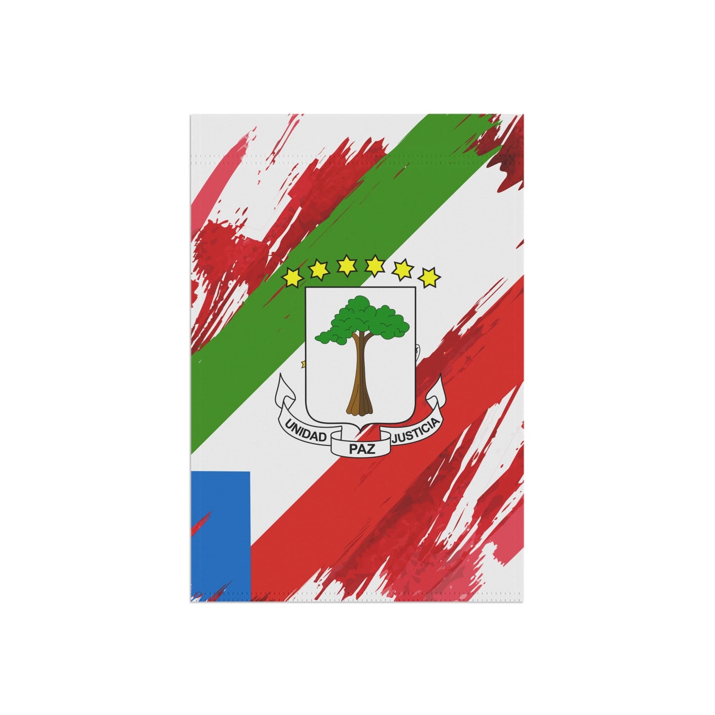 Equatorial Guinea Garden Flag - Garden & House Banner | Size - 12" x 18" | Double Sided Custom Country Design Print