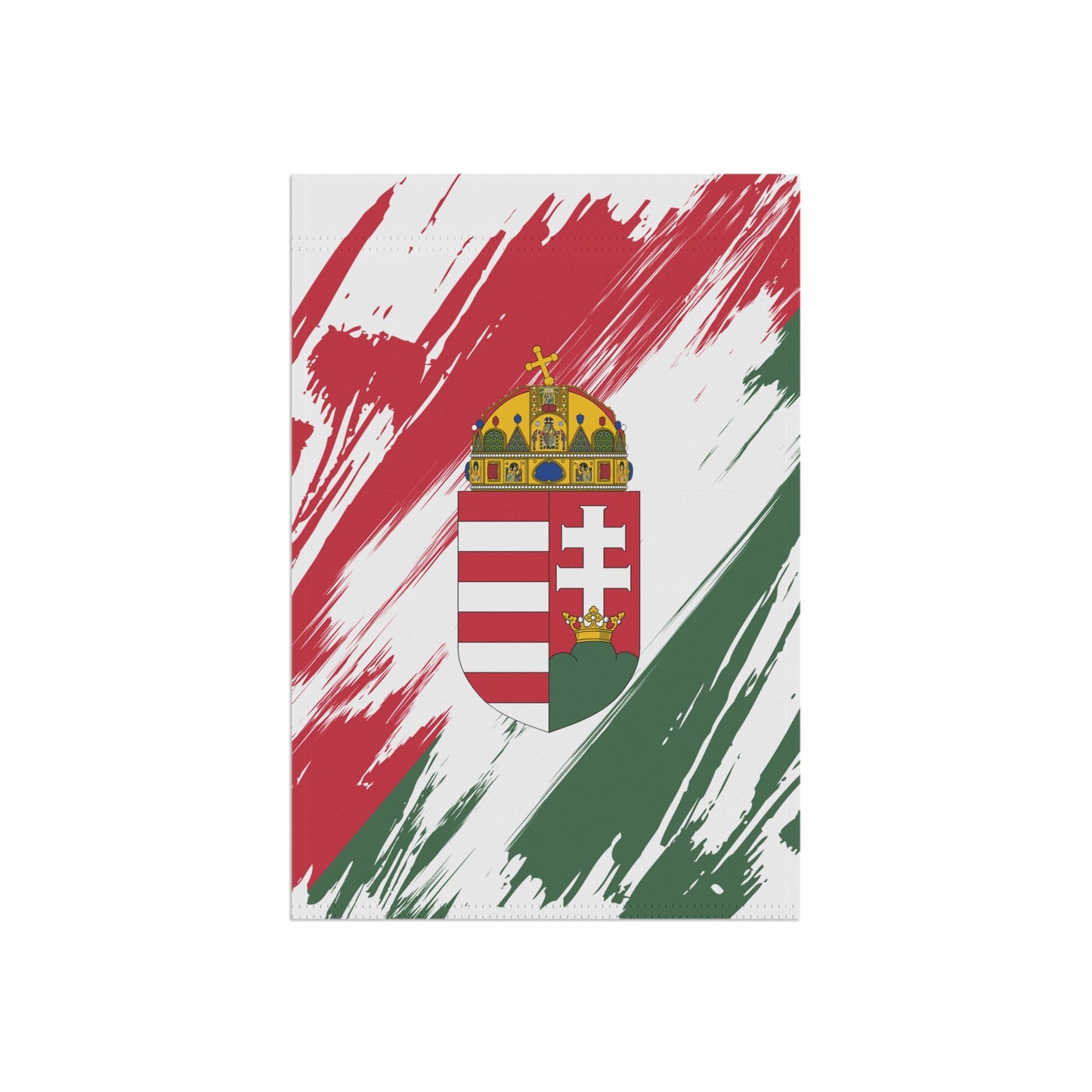 Hungary Garden Flag - Garden & House Banner | Size - 12" x 18" | Double Sided Custom Country Design Print