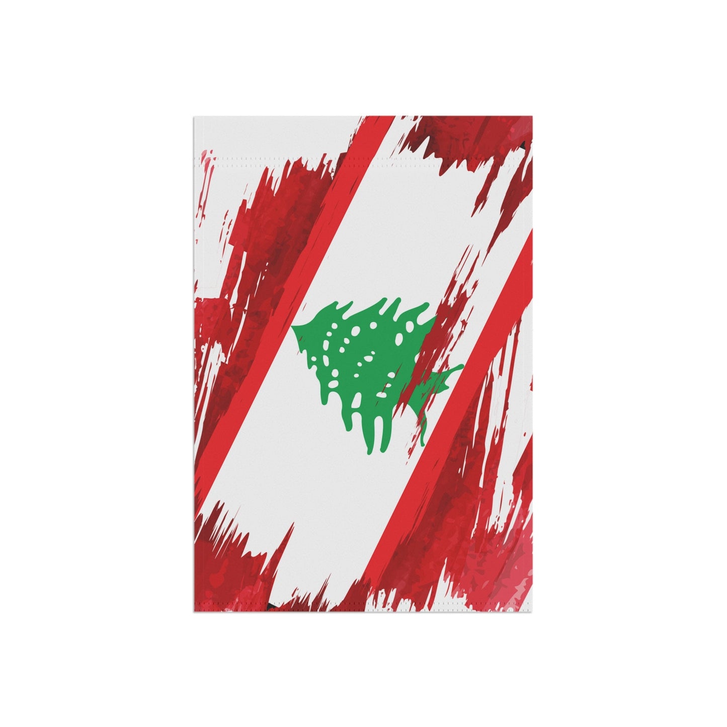 Lebanon Garden Flag - Garden & House Banner | Size - 12" x 18" | Double Sided Custom Country Design Print
