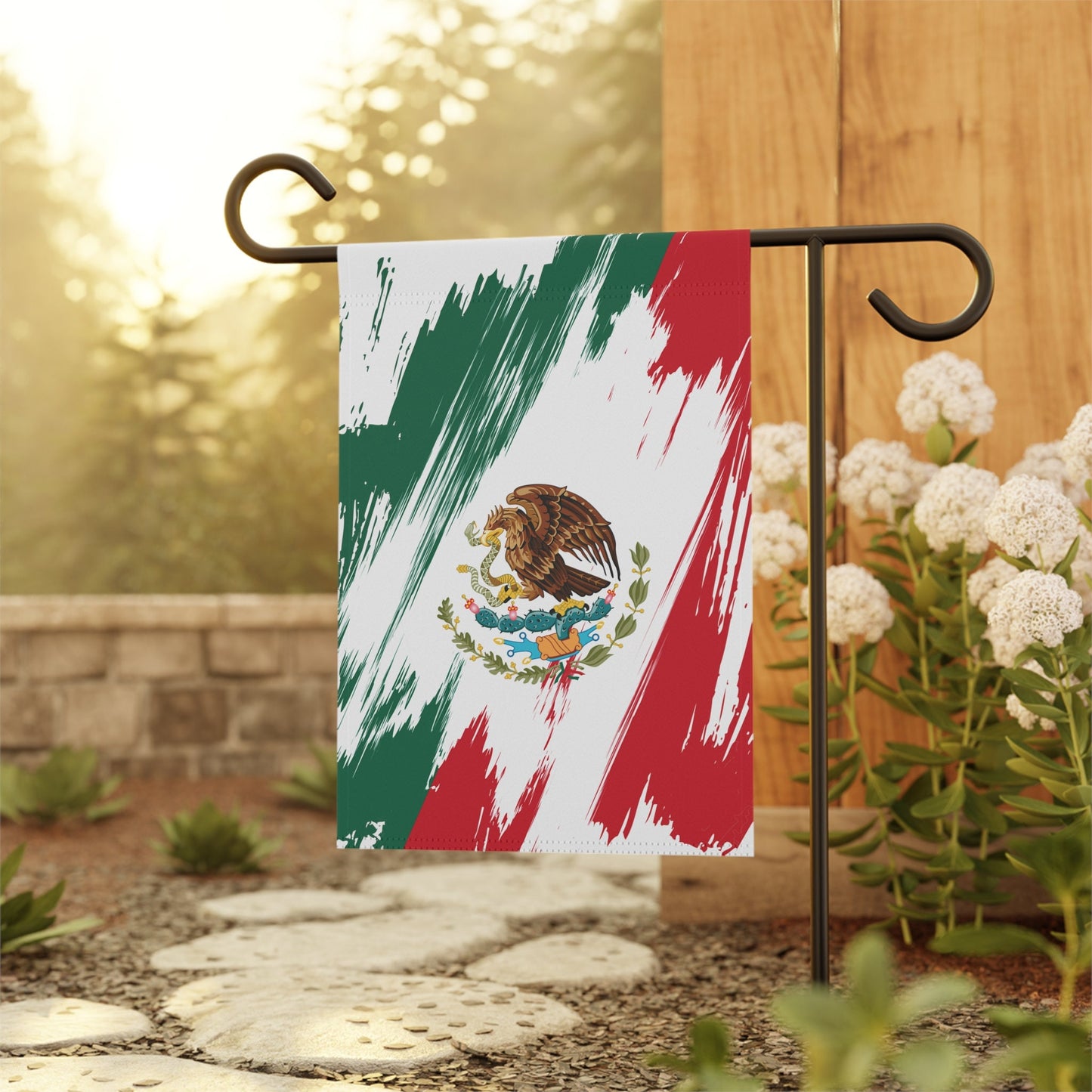 Mexico Garden Flag - Garden & House Banner | Size - 12" x 18" | Double Sided Custom Country Design Print