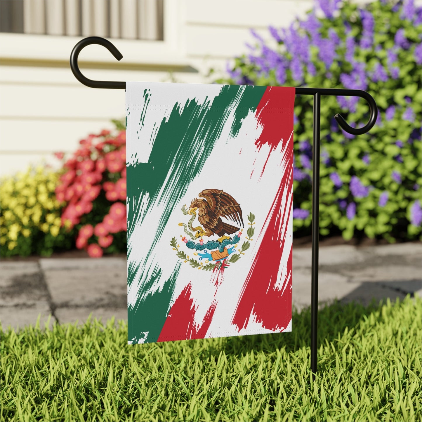 Mexico Garden Flag - Garden & House Banner | Size - 12" x 18" | Double Sided Custom Country Design Print