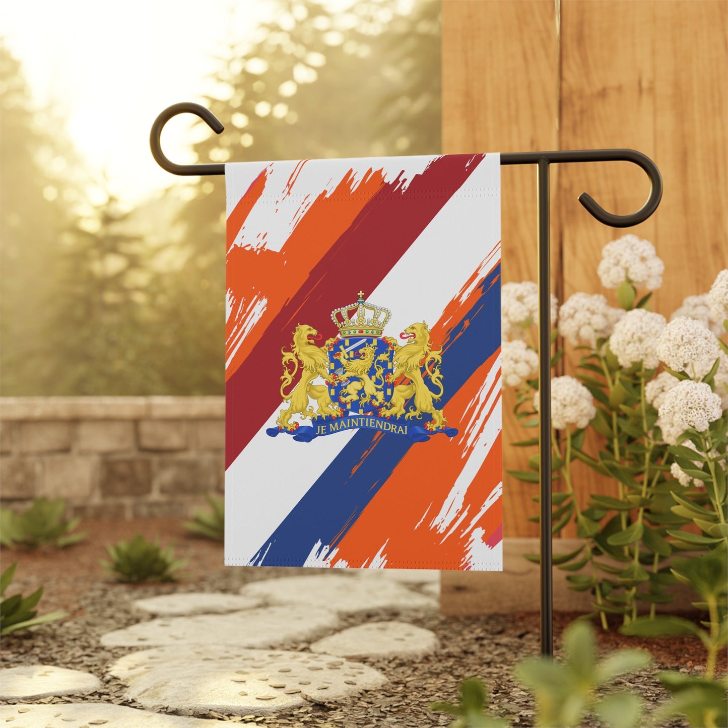 Netherlands Garden Flag - Garden & House Banner | Size - 12" x 18" | Double Sided Custom Country Design Print