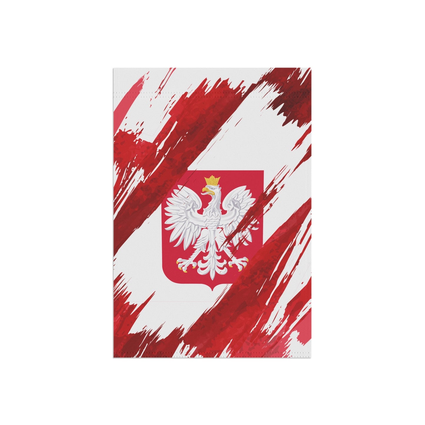 Poland Garden Flag - Garden & House Banner | Size - 12" x 18" | Double Sided Custom Country Design Print