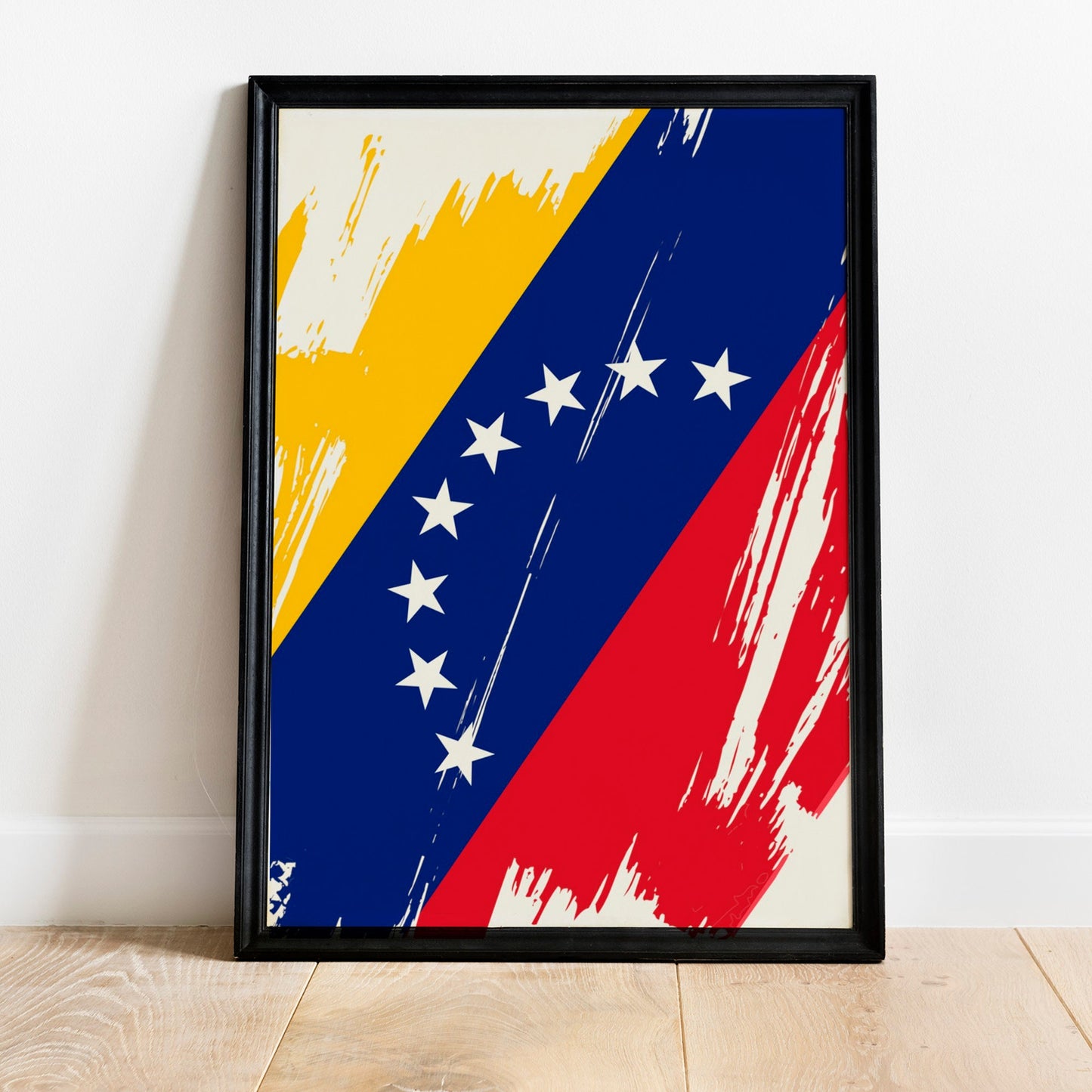 Venezuela Flag Print | Venezuela Poster | Venezuela Wall art print | Venezuela Home Decoration | Unframed