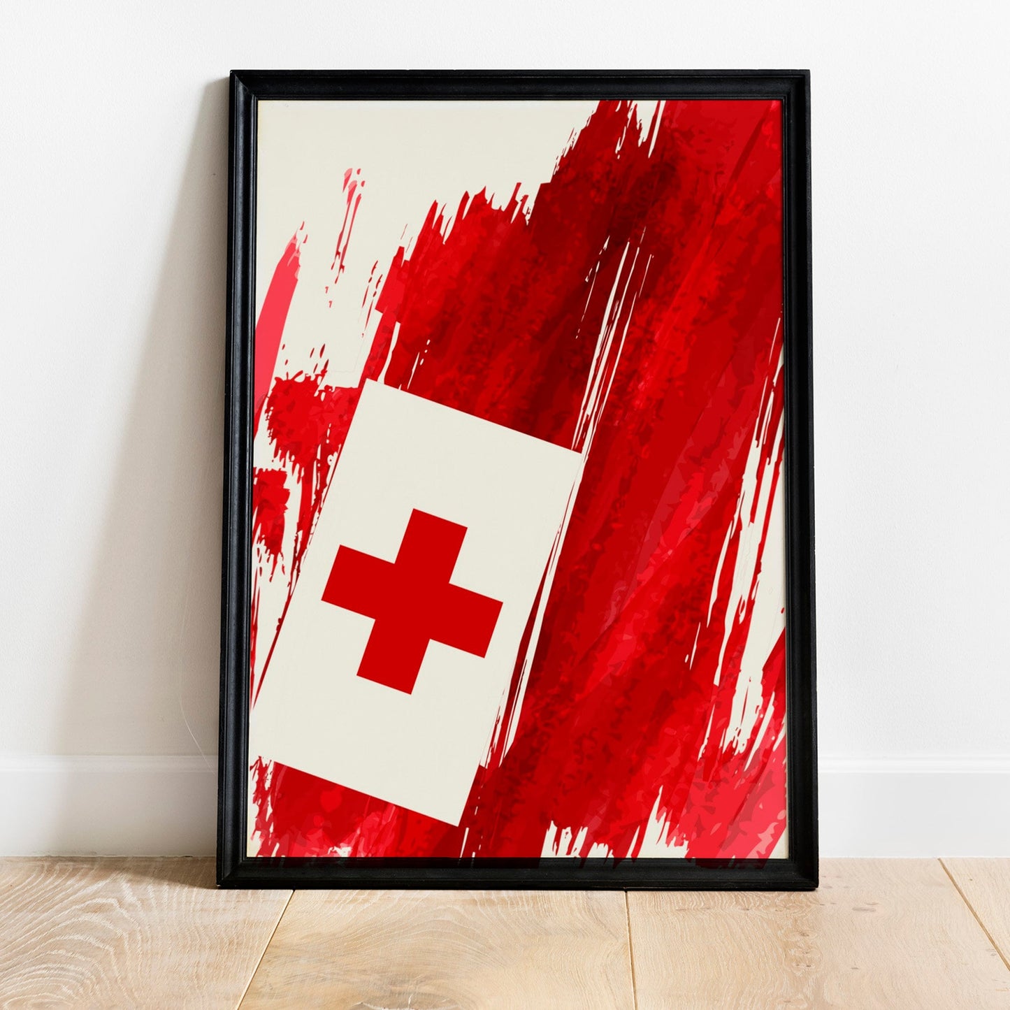 Tonga Flag Print | Tonga Poster | Tonga Wall art print | Tonga Home Decoration | Unframed