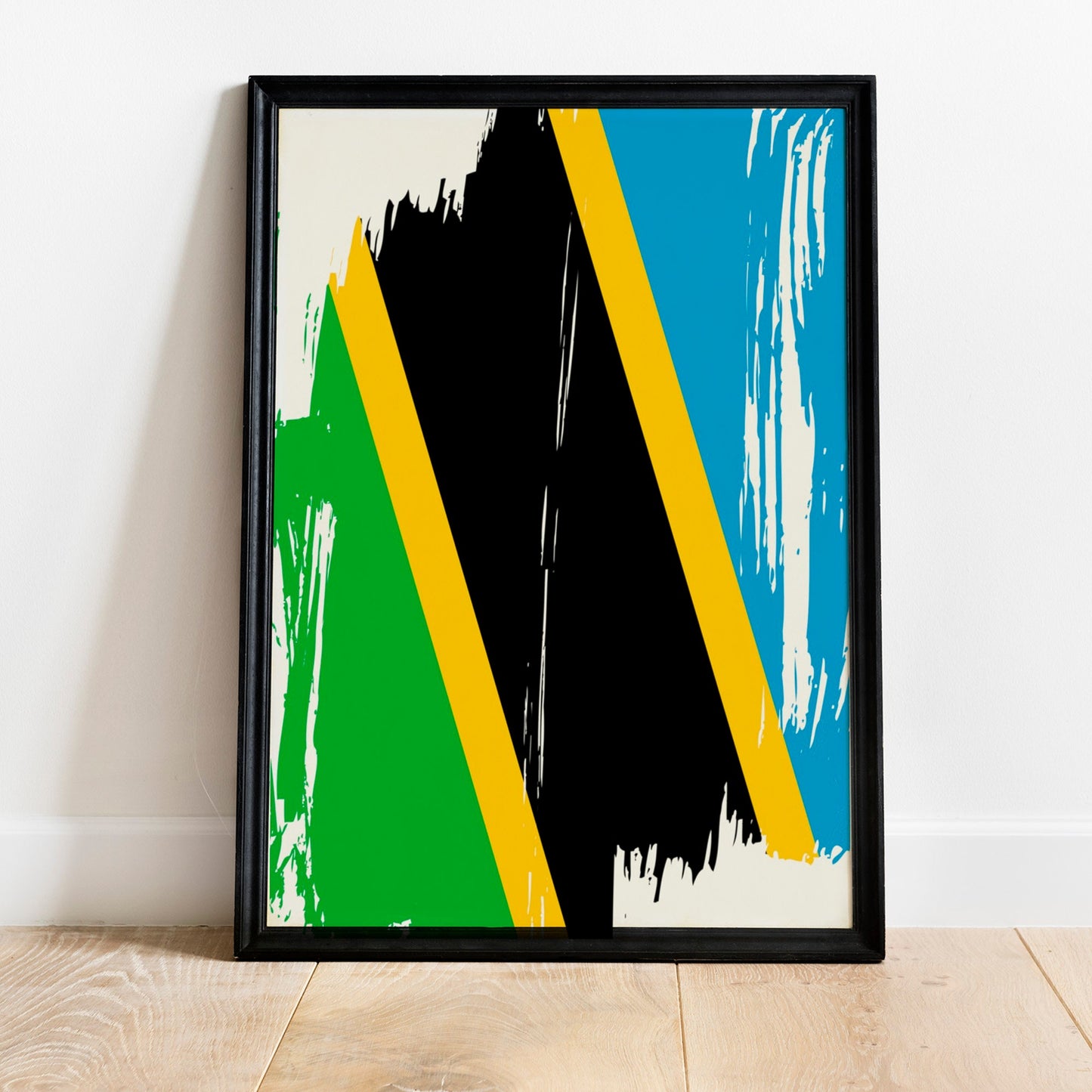 Tanzania Flag Print | Tanzania Poster | Tanzania Wall art print | Tanzania Home Decoration | Unframed