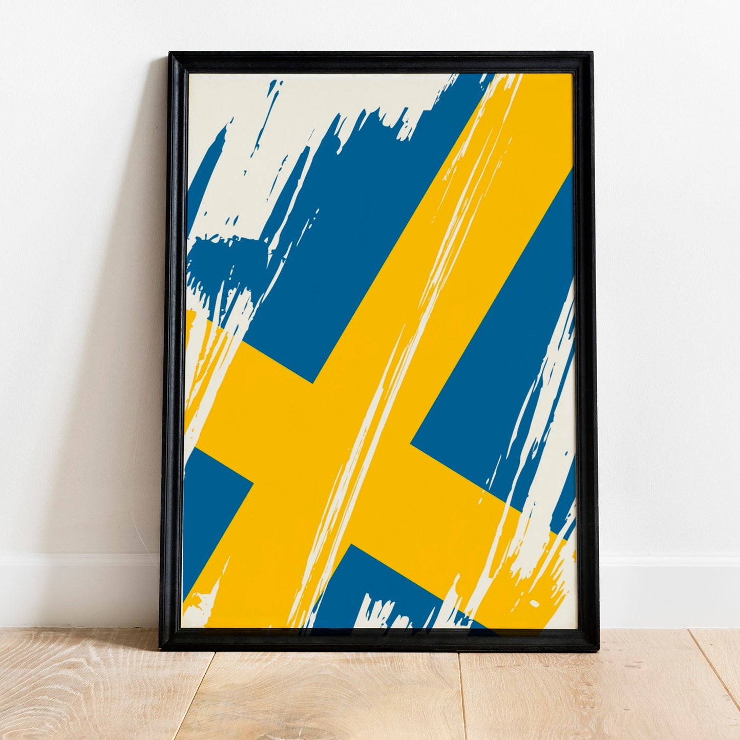 Sweden Flag Print | Sweden Poster | Sweden Wall art print | Sweden Home Decoration | Unframed