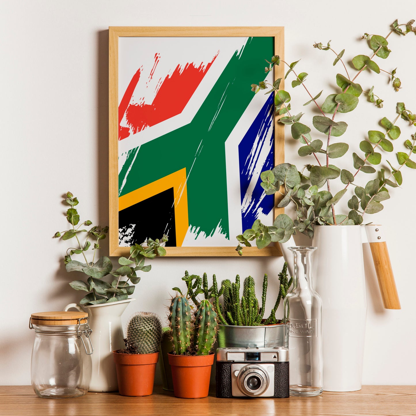 South Africa Flag Print | South Africa Poster | South Africa Wall art print | South Africa Home Decoration | Unframed