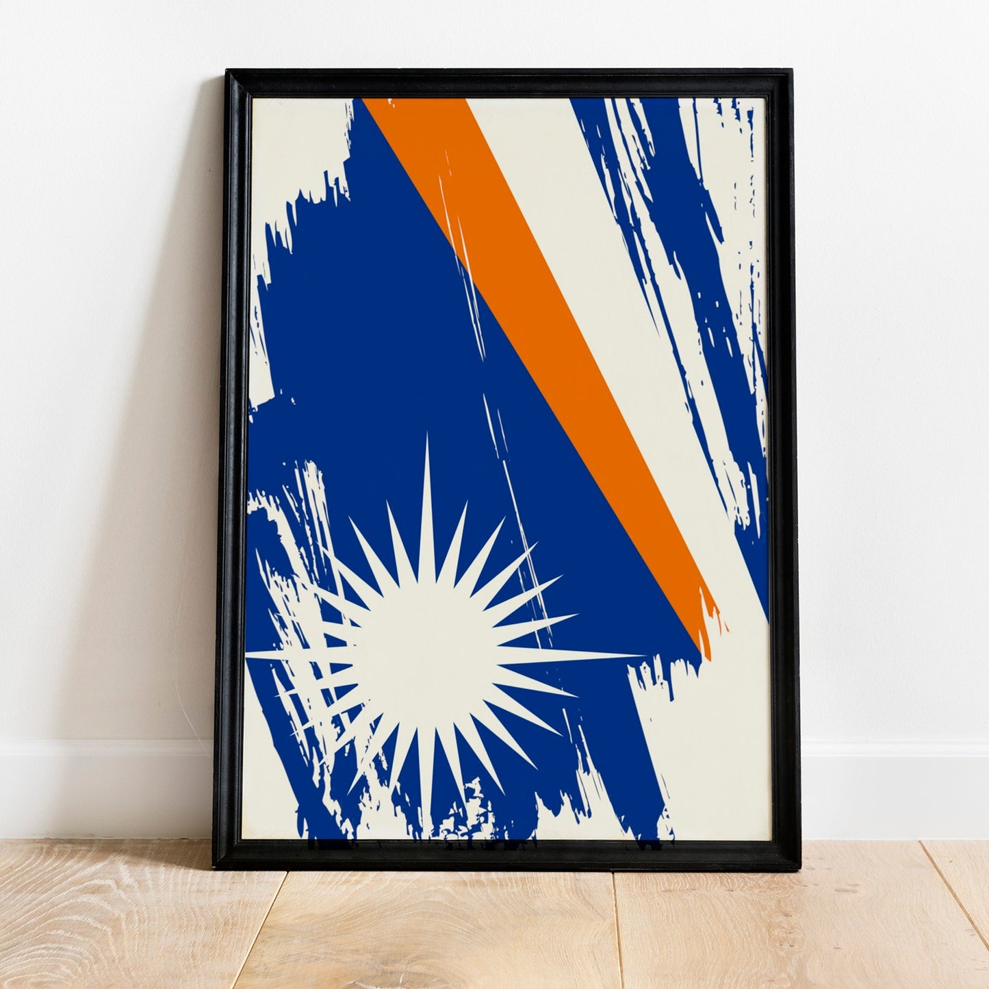 Marshall Islands Flag Print | Marshall Islands Poster | Marshall Islands Wall art print | Marshall Islands Home Decoration | Unframed