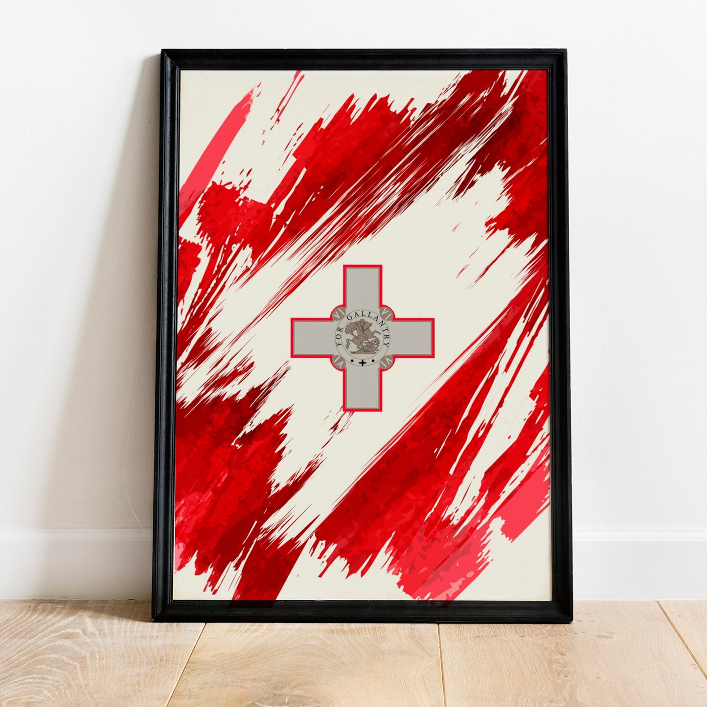 Malta Flag Print | Malta Poster | Malta Wall art print | Malta Home Decoration | Unframed