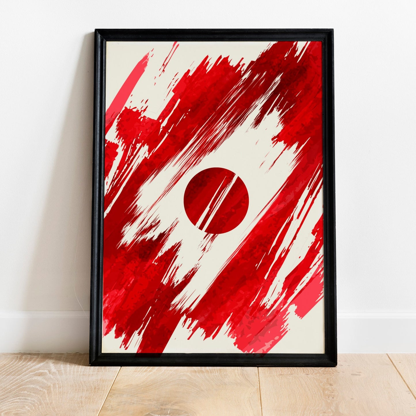 Japan Flag Print | Japan Poster | Japan Wall art print | Japan Home Decoration | Unframed