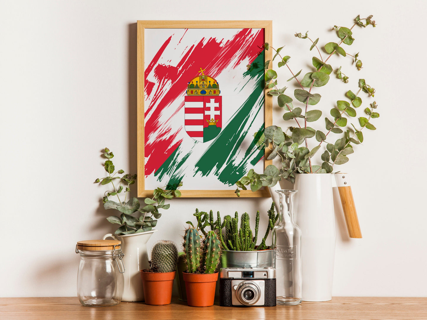 Hungary Flag Print | Hungary Poster | Hungary Wall art print | Hungary Home Decoration | Unframed