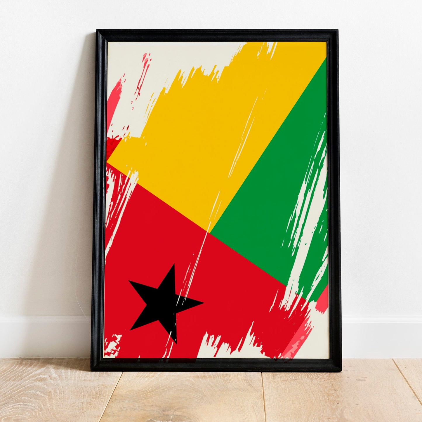 Guinea Flag Print | Guinea Poster | Guinea Wall art print | Guinea Home Decoration | Unframed