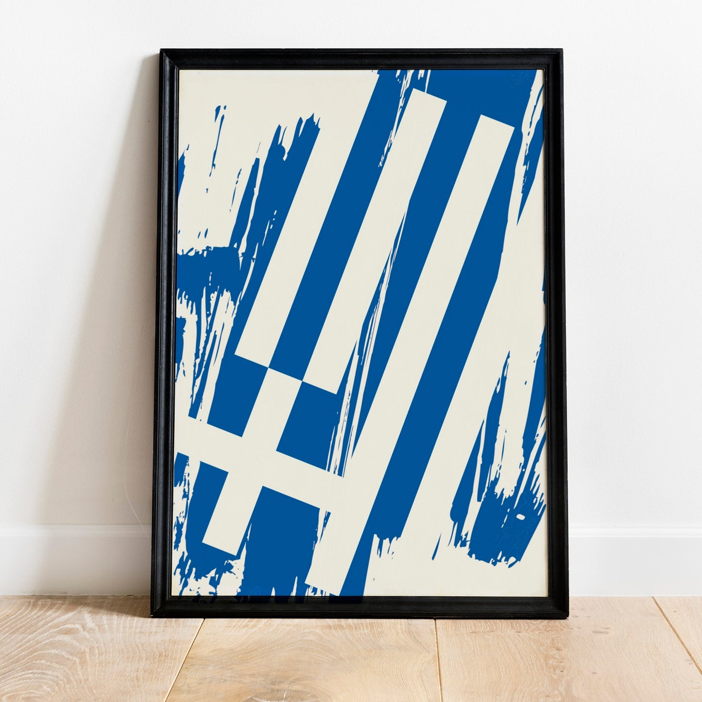 Greece Flag Print | Greece Poster | Greece Wall art print | Greece Home Decoration | Unframed