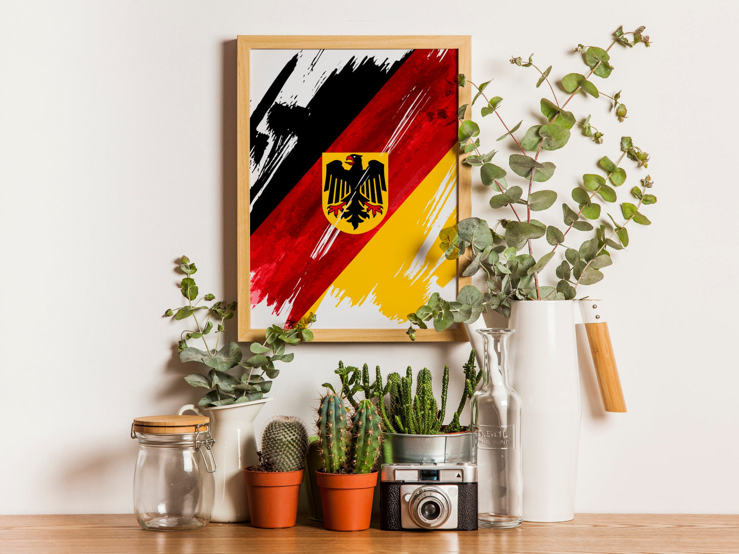 Germany Flag Print | Germany Poster | Germany Wall art print | Germany Home Decoration | Unframed