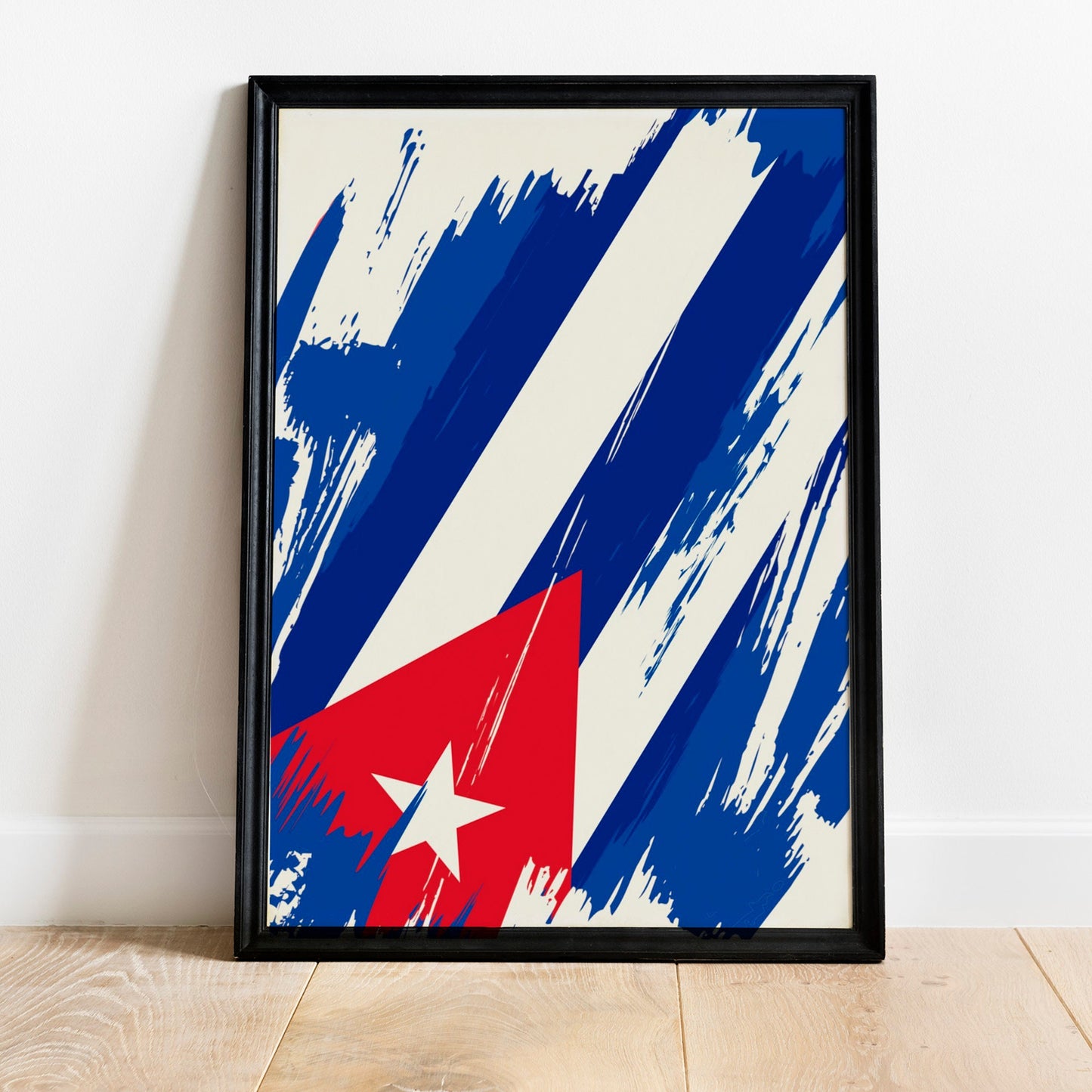 Cuba Flag Print | Cuba Poster | Cuba Wall art print | Cuba Home Decoration | Unframed