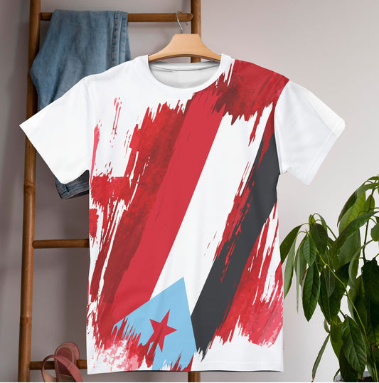 Yemen Flag T-shirt | Yemen T-shirt | All over print Unisex T-shirt with Yemen Flag