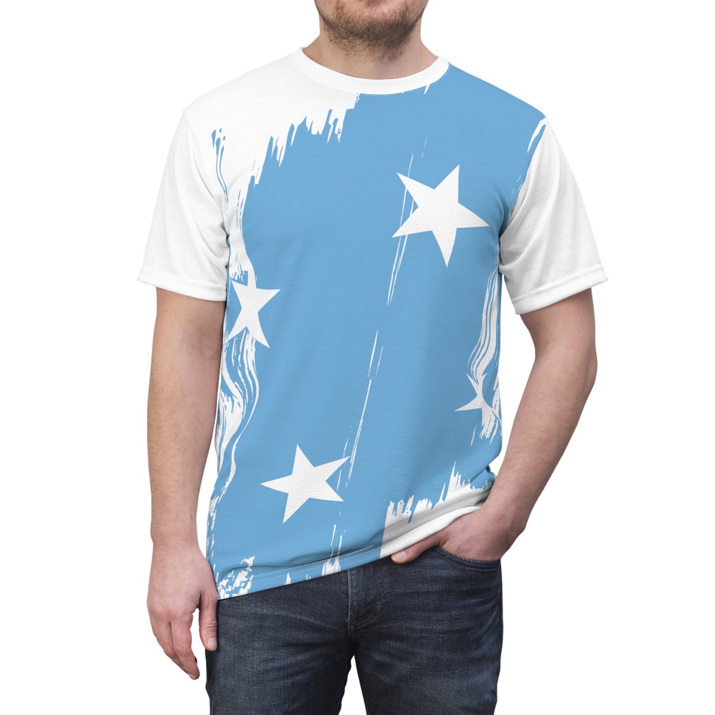 Micronesia Flag T-shirt | Micronesia T-shirt | All over print Unisex T-shirt with Micronesia Flag