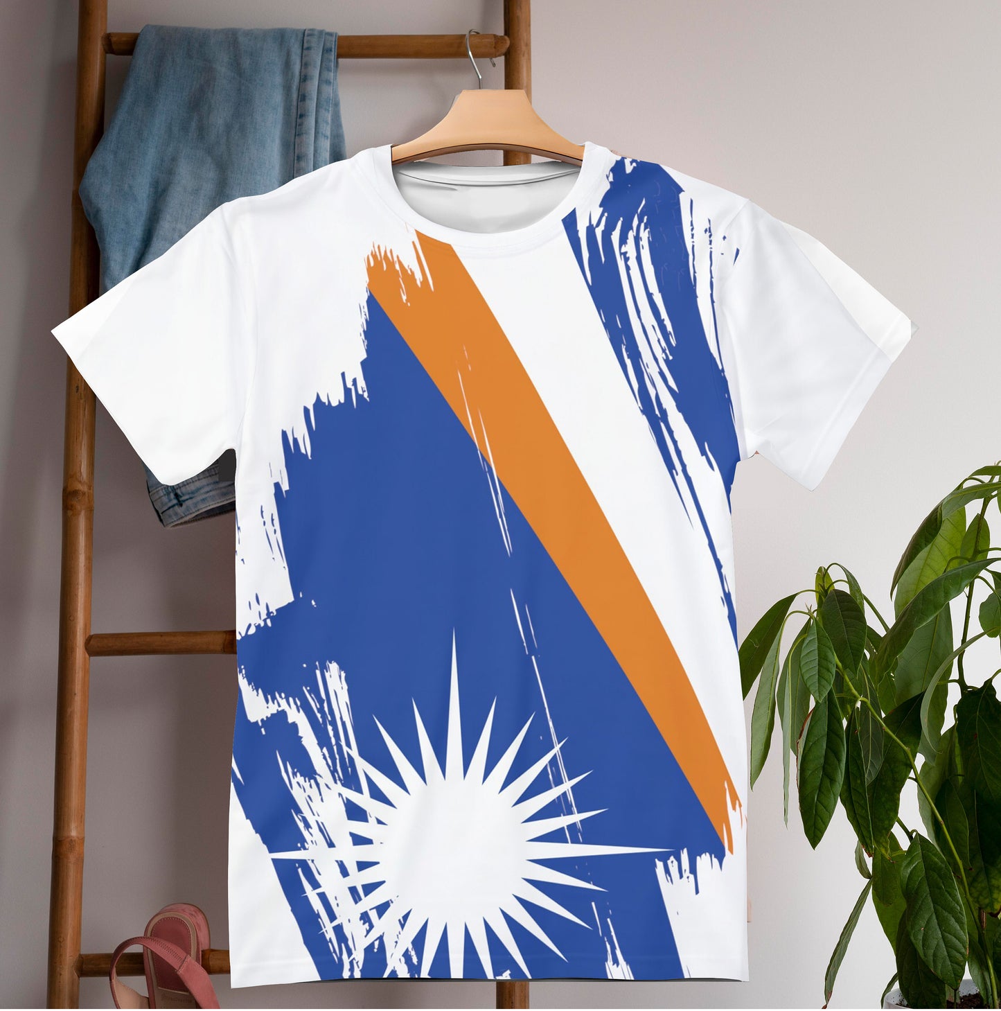 Marshall Islands Flag T-shirt | Marshall Islands T-shirt | All over print Unisex T-shirt with Marshall Islands Flag