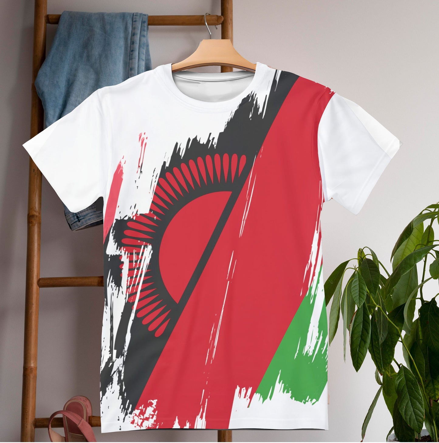 Malawi Flag T-shirt | Malawi T-shirt | All over print Unisex T-shirt with Malawi Flag