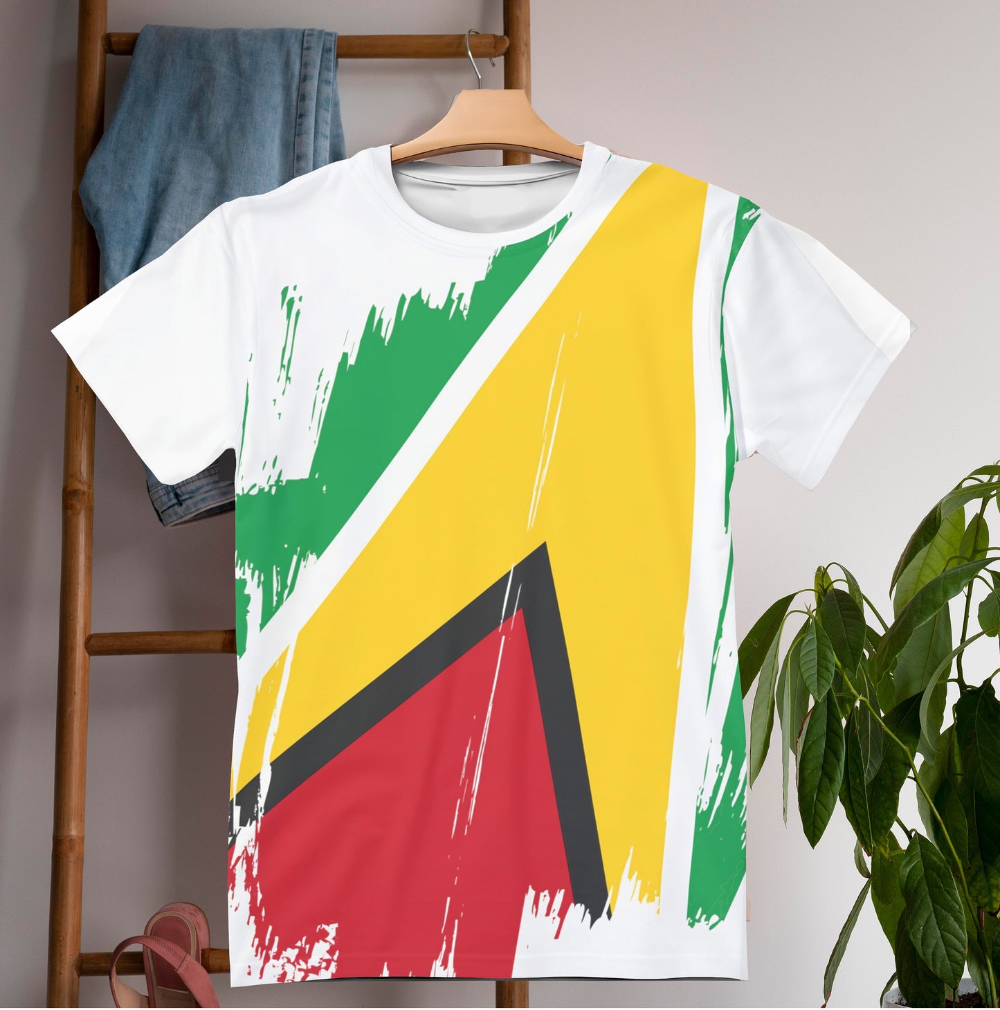 Guyana Flag T-shirt | Guyana T-shirt | All over print Unisex T-shirt with Guyana Flag