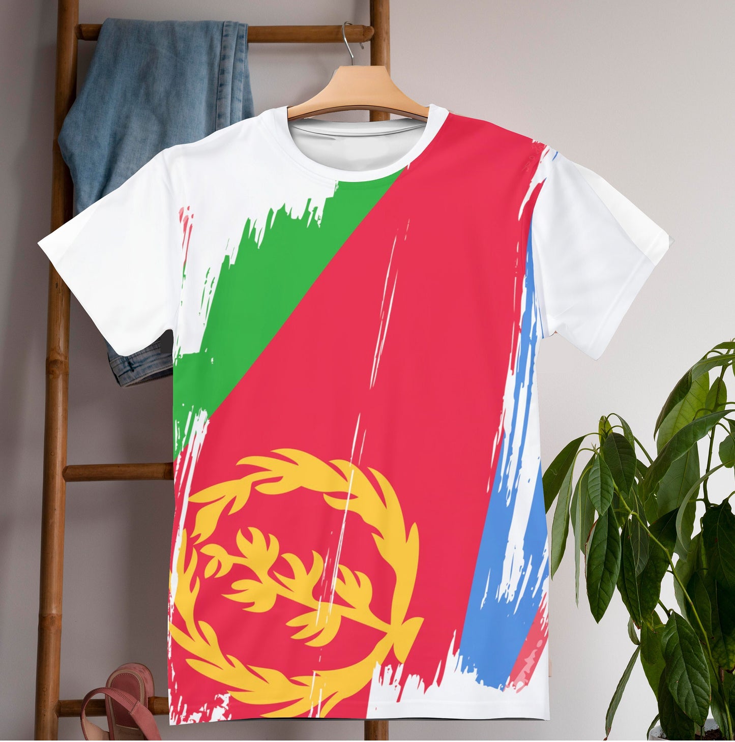 Eritrea Flag T-shirt | Eritrea T-shirt | All over print Unisex T-shirt with Eritrea Flag