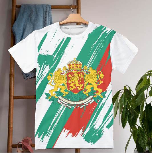 Bulgaria Flag T-shirt | Bulgaria T-shirt | All over print Unisex T-shirt with Bulgaria Flag