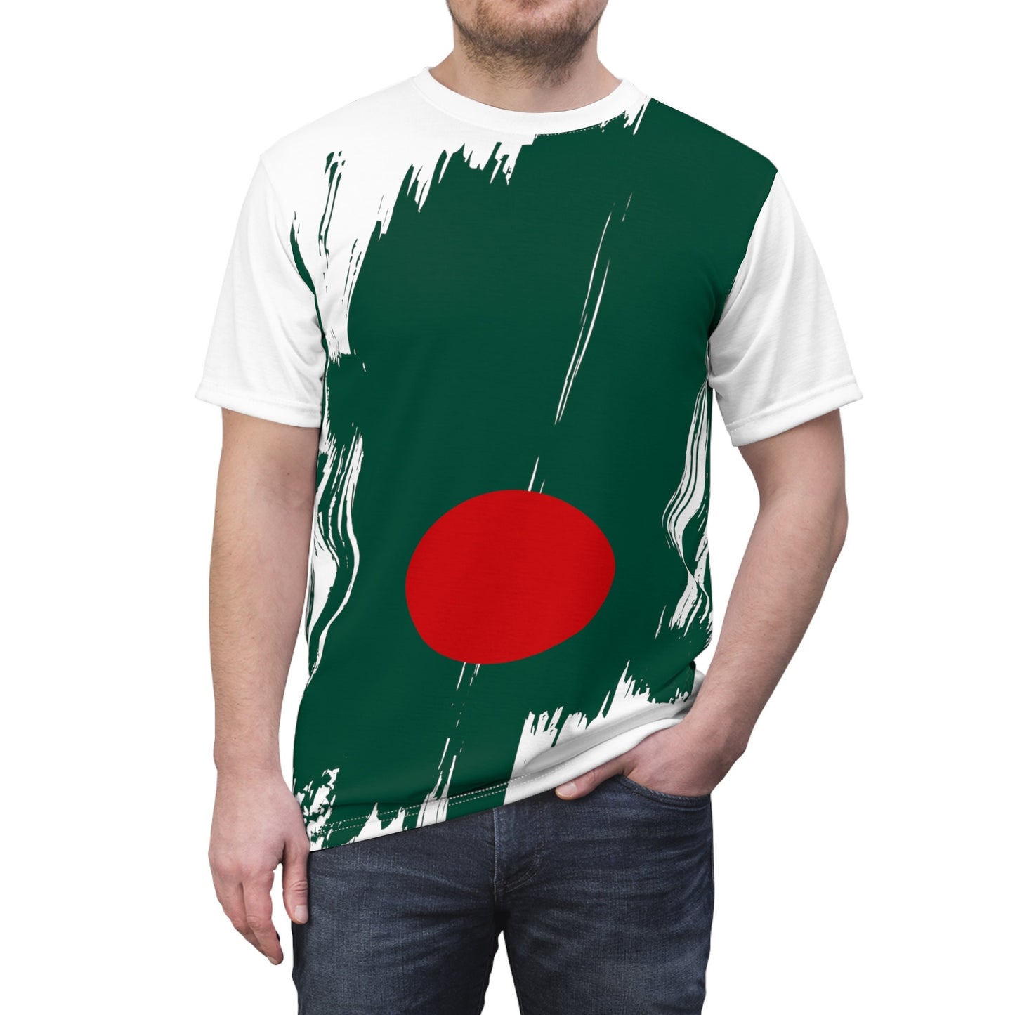 Bangladesh Flag T-shirt | Bangladesh T-shirt | All over print Unisex T-shirt with Bangladesh Flag