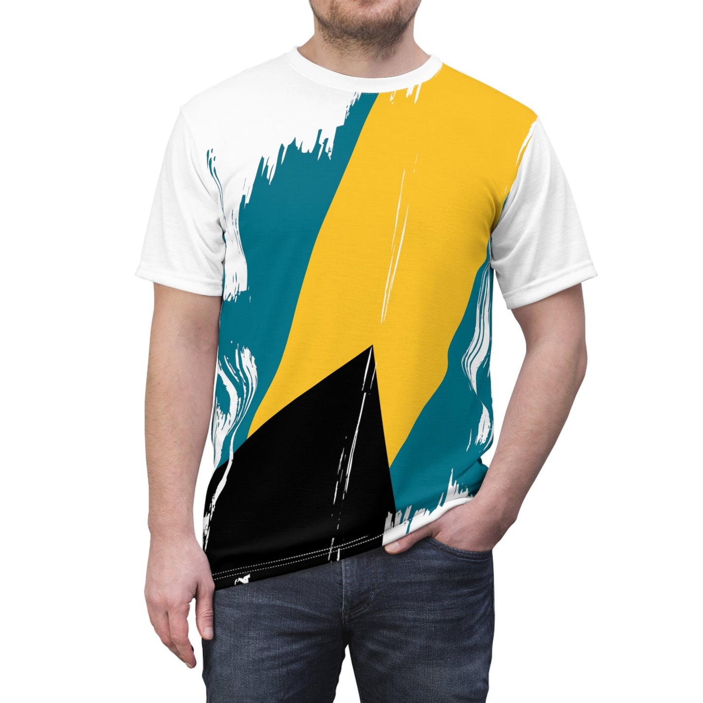 Bahamas Flag T-shirt | Bahamas T-shirt | All over print Unisex T-shirt with Bahamas Flag