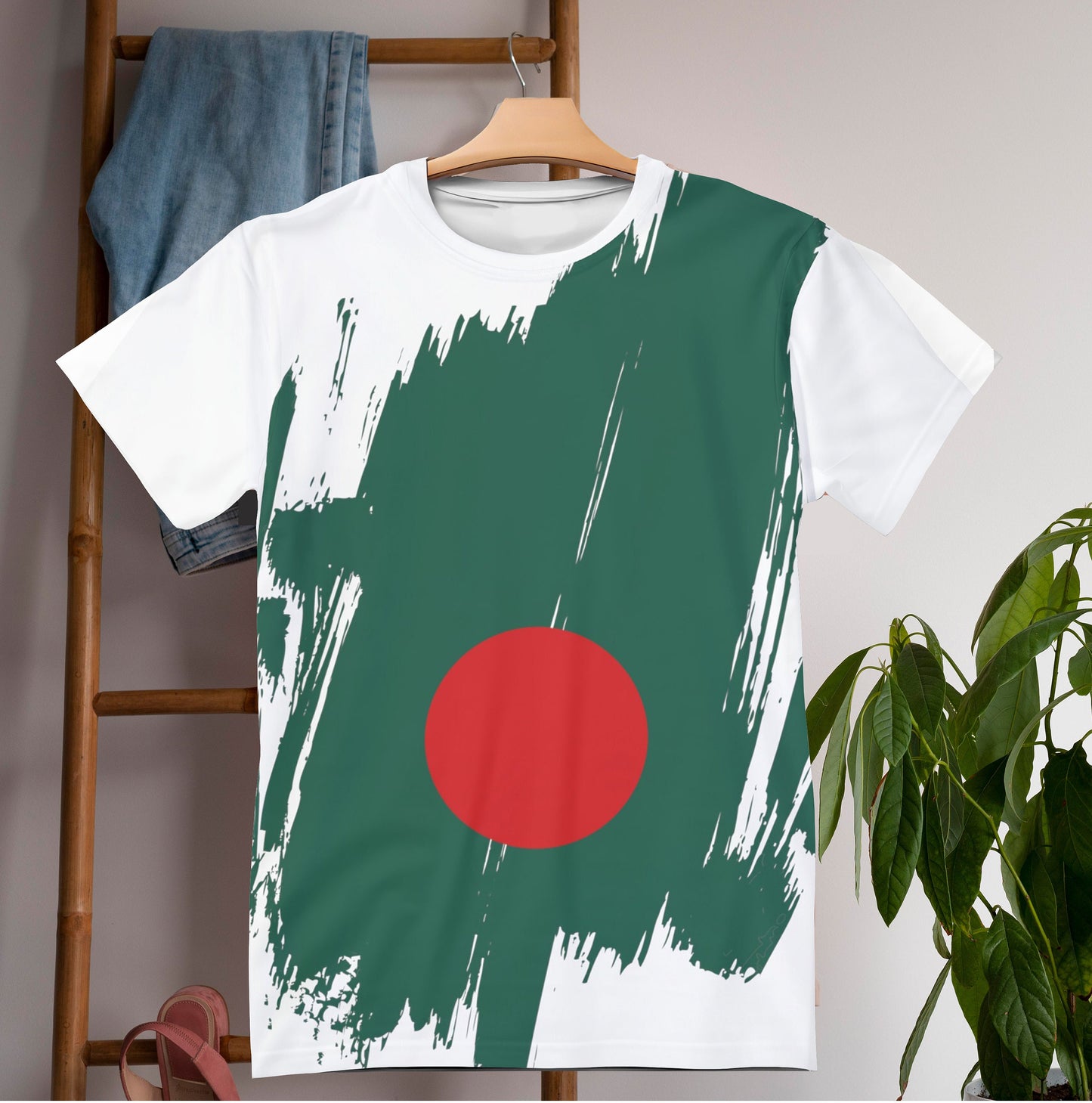 Bangladesh Flag T-shirt | Bangladesh T-shirt | All over print Unisex T-shirt with Bangladesh Flag