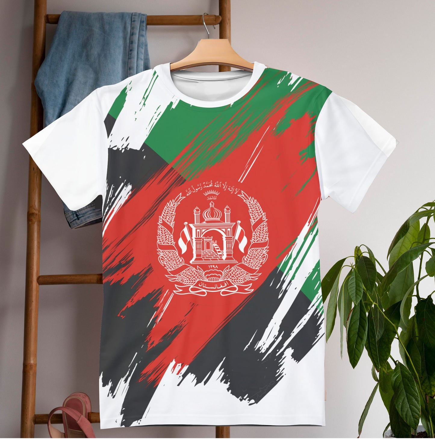 Afghanistan Flag T-shirt | Afghanistan T-shirt | All over print Unisex T-shirt with Afghanistan Flag