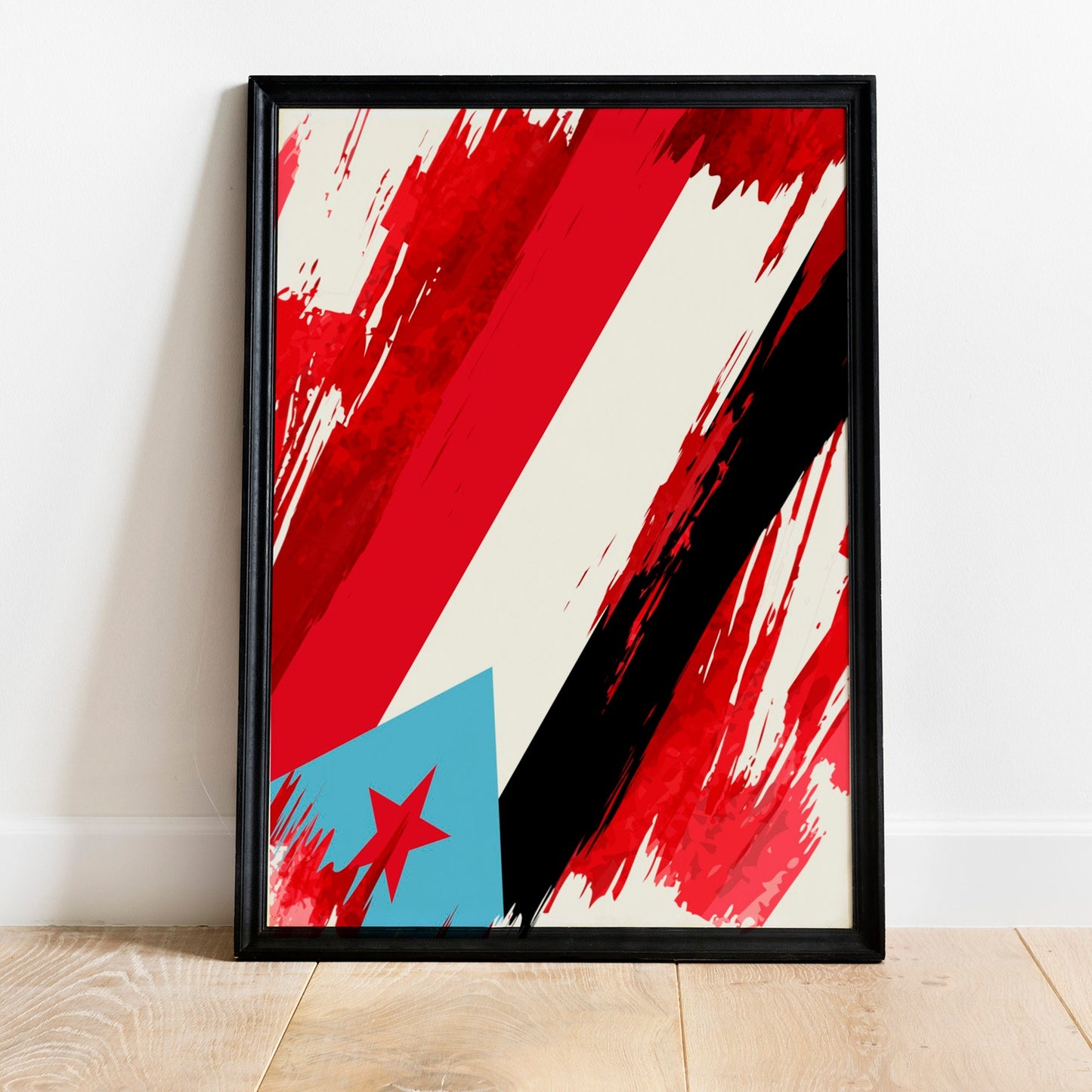 Yemen Flag Print | Yemen Poster | Yemen Wall art print | Yemen Home Decoration | Unframed