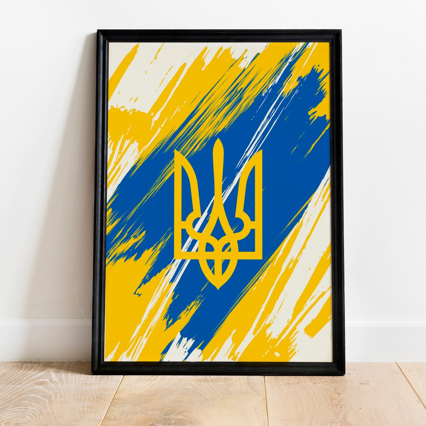 Ukraine Flag Print | Ukraine Poster | Ukraine Wall art print | Ukraine Home Decoration | Unframed