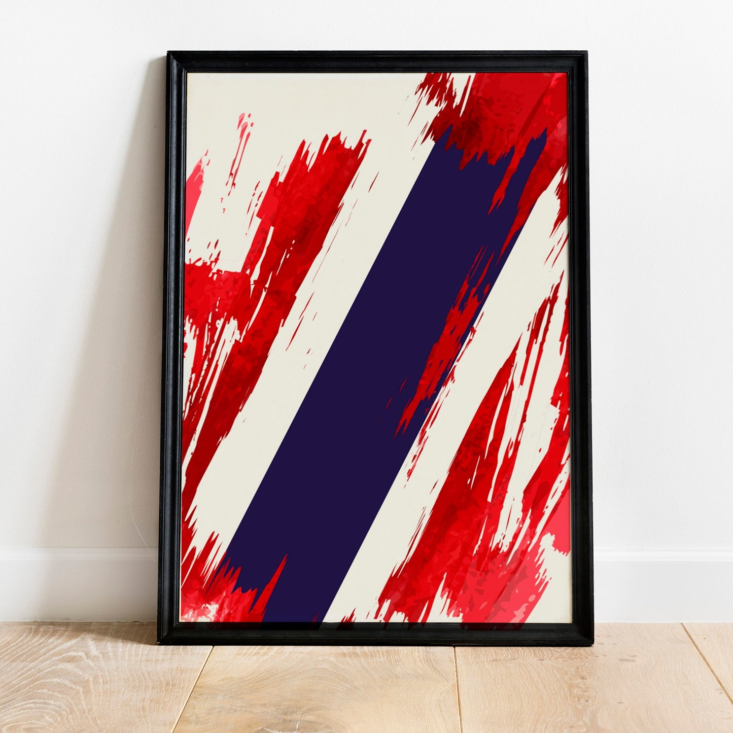 Thailand Flag Print | Thailand Poster | Thailand Wall art print | Thailand Home Decoration | Unframed