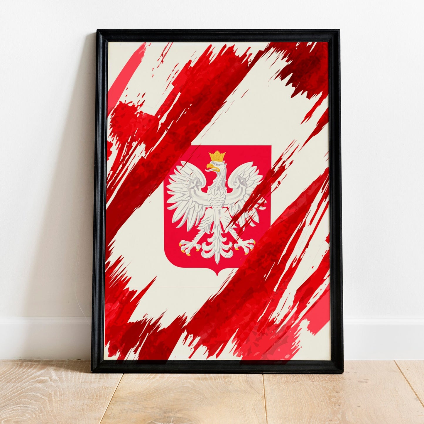 Poland Flag Print | Poland Poster | Poland Wall art print | Poland Home Decoration | Unframed