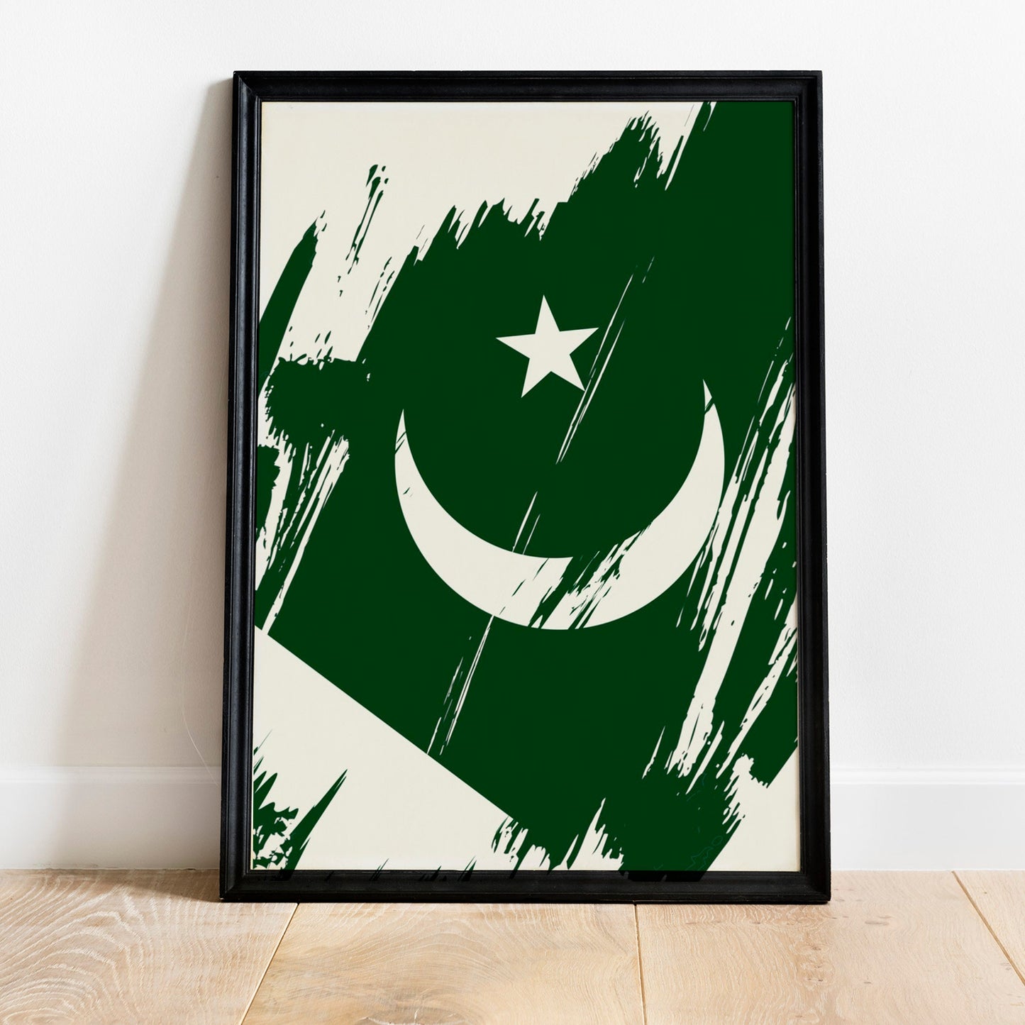 Pakistan Flag Print | Pakistan Poster | Pakistan Wall art print | Pakistan Home Decoration | Unframed